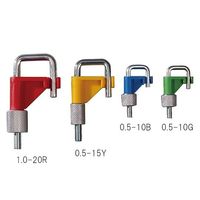 アズワン カラフルチューブクランプ ストップイット 0.5~10φmm レッド 0.5-10R 1個 3-6910-01（直送品）