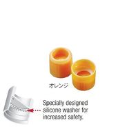 アズワン サンプルチューブ(外ネジ)用キャップ オレンジ 1000個入 T502O 1袋(1000個) 3-7005-15（直送品）