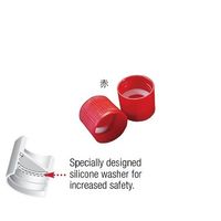 アズワン サンプルチューブ(外ネジ)用キャップ 赤 1000個入 T502R 1袋(1000個) 3-7005-16（直送品）