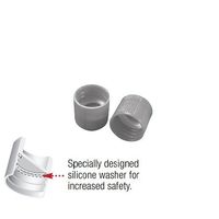 アズワン サンプルチューブ(外ネジ)用キャップ グレー 1000個入 T502GY 1袋(1000個) 3-7005-19（直送品）