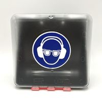 アズワン 保護メガネ+イヤーマフ用安全保護用具保管ケース クリア 3-7121-06 1個（直送品）