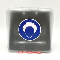アズワン キャップ用安全保護用具保管ケース クリア 3-7121-14 1個（直送品）