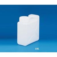 ニッコー・ハンセン フッ素ガスコーティング容器 10000mL 1本 1047ー31 HFW-10L 1本(1個) 3-7329-01（直送品）