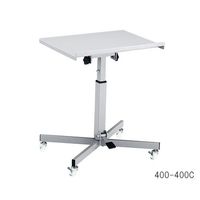 アズワン 昇降・チルト作業台 ガススプリング昇降式 キャスタータイプ 400×400×670~810mm 3-6624-01 1台（直送品）
