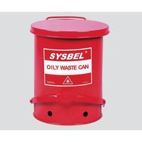 アズワン 耐火ゴミ箱 φ410×510mm 3-6737-03 1個（直送品）