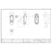 内外電機 スイングハンドル NCHー13P 1セット(3個)（直送品）