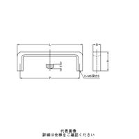 スガツネ工業 ステンレス鋼製フィニッシュハンドル FBー110 1個（直送品）