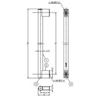 スガツネ工業 ステンレス鋼製ハンドル RHー760 1個（直送品）