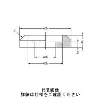スガツネ工業 ステンレス鋼製ハンドル用座金 Hー42ーZー9 1セット(20個:2個×10パック)（直送品）