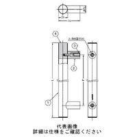 スガツネ工業 ステンレス鋼製ハンドル SSHー3240 1個（直送品）