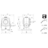 青木精密工業 減速機 LA0ー40 1台（直送品）