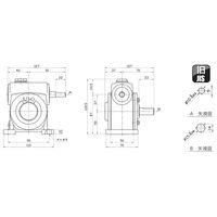 青木精密工業 減速機 LB4ー60 1台（直送品）