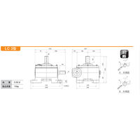 青木精密工業 減速機 LC3ー60 1台（直送品）