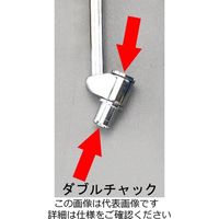 エスコ 0 ー1200kPa タイヤゲージ&チャック(4.2mホース付) EA123CG-28A 1セット（直送品）