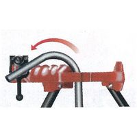 エスコ 1/8”ー 6 ” スタンド付チェーンパイプバイス EA348BF-1 1個（直送品）