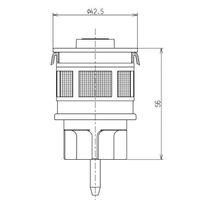 エスコ フラッシュバルブ用ピストンバルブ EA468GJ-9 1個（直送品）