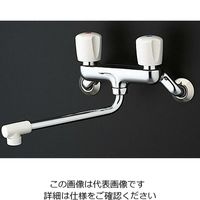 エスコ PJ 1/2” 2ハンドル混合水栓 EA468CY-42 1個（直送品）