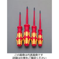 エスコ 絶縁ドライバーセット(先細タイプ) EA560WE-60 1セット（直送品）