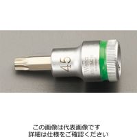 エスコ 1/2”DR/T20x60mm[TORX]ビットソケット(ホールド仕様) EA617AM-420 1セット(4個)（直送品）