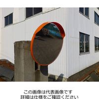 エスコ φ800mm 凸面ミラー(丸型・壁面用/ステンレス製) EA724ZY-102 1個（直送品）