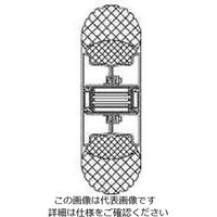 エスコ 160mm キャスター(自在金具/ソフトラバー) EA986GA-12 1個（直送品）