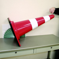 トーアン プラスコーン青 白反射2段 H700 33ー045 1個（直送品）