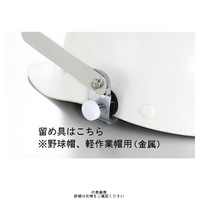 トーアボージン 野球帽・軽作業帽用 金属メッシュ防災面 621黒Vー16 621クロV-16 1個（直送品）