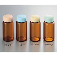 マルエム CCスクリュー管 褐色 グリーンキャップ 3.5mL 1箱(100本入) No.01 1箱(100個) 3-4949-01（直送品）