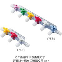 富士システムズ ルアーストップコックマニフォールド メスルアー7個・オスルアーロック1個 3-6164-02 1個（直送品）