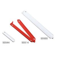 富士システムズ バッグクランプ 220mm 赤 5個入 3-6834-02 1袋(5個)（直送品）