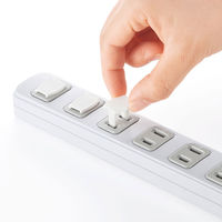 サンワサプライ コンセント安全キャップ TAP-CAP2P100 1パック(100個入)（直送品）