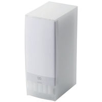 エレコム DVD/CD用ディスクファイル 120枚収納 クリア CCD-FS120CR 1個