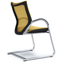 バロンゲストチェア 固定肘 背・座スタンダード クロームメッキ×ブラック ベージュ CP72AR FEH7（直送品）