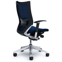 CP85BS FDF4 |オカムラ バロン チェア ハイバック ランバーサポート 可動肘 背スタンダード・座クッション ポリッシュ×ブラック ダーク （直送品）