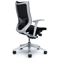 CP85BZ FDF1 |オカムラ バロン チェア ハイバック ランバーサポート 可動肘 背スタンダード・座クッション ポリッシュ×ホワイト ブラッ （直送品）