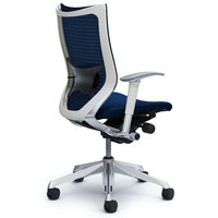 CP85BZ FDF4 |オカムラ バロン チェア ハイバック ランバーサポート 可動肘 背スタンダード・座クッション ポリッシュ×ホワイト ダーク （直送品）