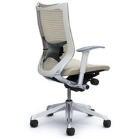 CP85BZ FEF3 |オカムラ バロン チェア ハイバック ランバーサポート 可動肘 背スタンダード・座クッション ポリッシュ×ホワイト ホワイ （直送品）