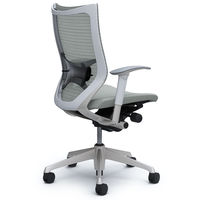 CP85DZ FDF3 |オカムラ バロン チェア ハイバック ランバーサポート 可動肘 背スタンダード・座クッション シルバー×ホワイト ライトグ （直送品）