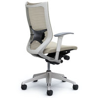 CP85DZ FEF3 |オカムラ バロン チェア ハイバック ランバーサポート 可動肘 背スタンダード・座クッション シルバー×ホワイト ホワイト （直送品）
