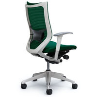 CP85DZ FEF5 |オカムラ バロン チェア ハイバック ランバーサポート 可動肘 背スタンダード・座クッション シルバー×ホワイト ダークグ （直送品）