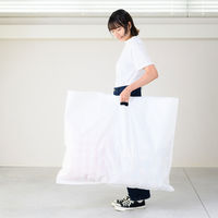 【手提げ袋】 ヘッズ ホワイトジャンボPEバッグ WL-XL-K JXL 1箱（120枚：30枚入×4袋）