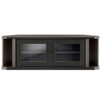 【軒先渡し】朝日木材加工 ティントシリーズ コーナーぴったりテレビ台 ダークブラウン 幅1000 × 奥行290 × 高さ339mm 1台（直送品）