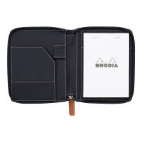 RHODIA（ロディア） ラウンドジップケース カバー付ロディア 方眼 No.13 ネイビー cf13ronv（直送品）