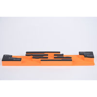 トラスコ中山 TRUSCO EVAフォーム 黒×オレンジ 3段式工具箱用 TIT44SBKF2 1枚 776-1724（直送品）