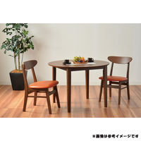 タマリビング ダイニングテーブル ブルック ブラウン 幅1000×奥行き1000×高さ700mm 1台（直送品）