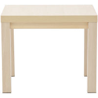 【車上渡し】アール・エフ・ヤマカワ 応接サイドテーブル ナチュラル 幅550×奥行550×高さ450mm RFCFT-5555NA 1台（直送品）