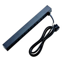 延長コード 電源タップ コンセント 1m 2ピン 6個口 ほこりシャッター 黒 AVT-D5-2610BK エレコム 1個