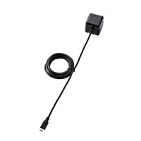 エレコム ケーブル一体スマホ用充電器/1A出力/1.5m/黒 MPA-ACMAC155BK 1個