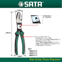 パワーセービングペンチ 72203A SATA Tools（直送品）