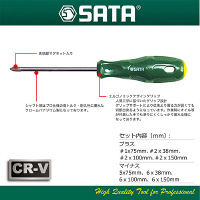 8pcs Aシリーズドライバーセット RS-09306 SATA Tools（直送品）